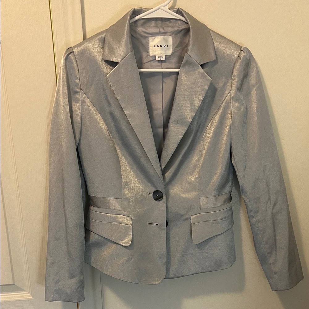 Silver Women's Blazer
